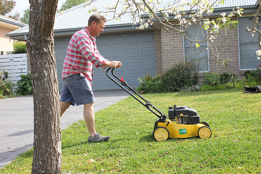 Lawn mowing